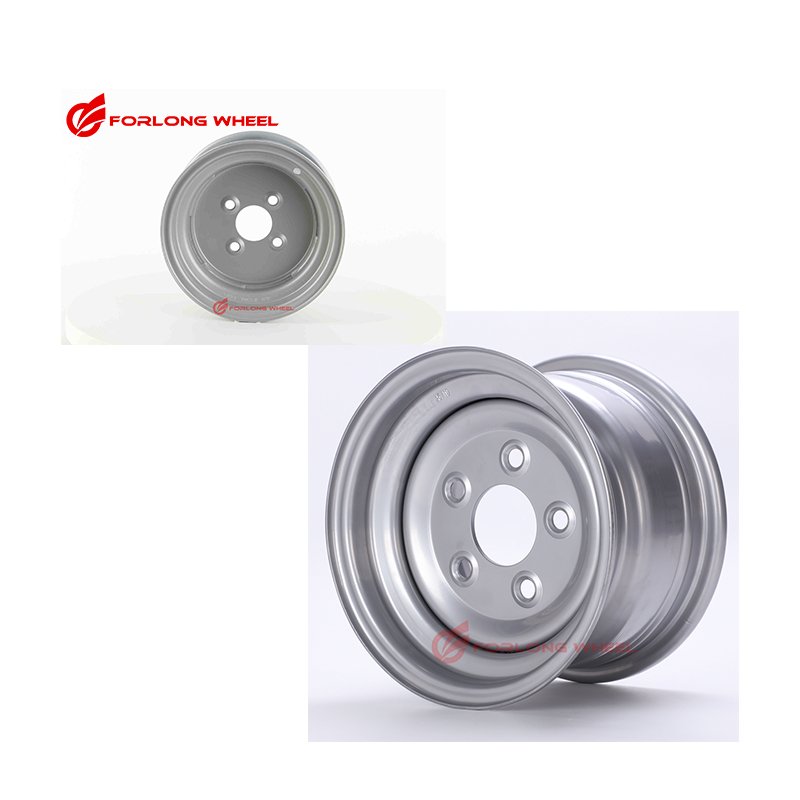 FORLONG 10inch 10'' 6.00X10 PCD101.6 4-71.5-101.6 Tour Bus Wheel for 20.5X8.0-10