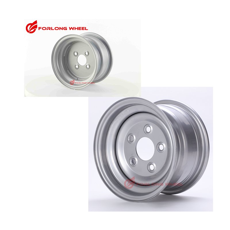 FORLONG 10inch 10'' 6.00X10 PCD101.6 4-71.5-101.6 Tour Bus Wheel for 20.5X8.0-10