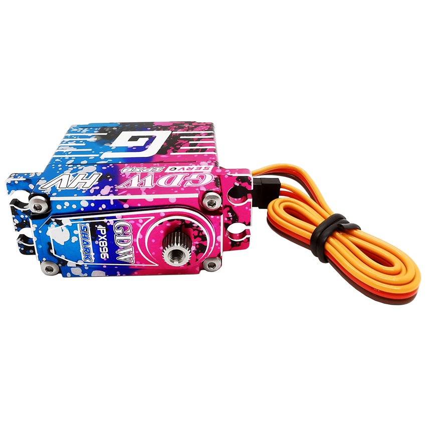 GDW SHARK IPX896 43KG 25T HV High Torque Waterproof Brushless Digital Servos for 1/8 1/10 RC Model Car Crawler Accessories