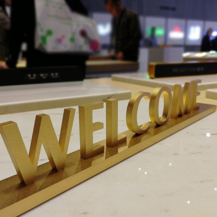 Pvc Letter Sign Office Acrylic Logo Sign Stand Hotel Signboard Designs