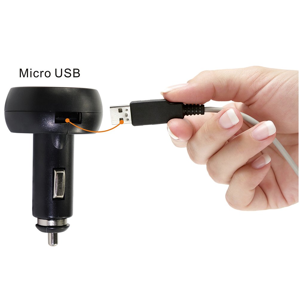 3 in 1 Digital Voltmeter Thermometer Blue Red LED DC 24V 12V Cigarette Lighter Socket 2.1A USB Car Charger for Car Bus