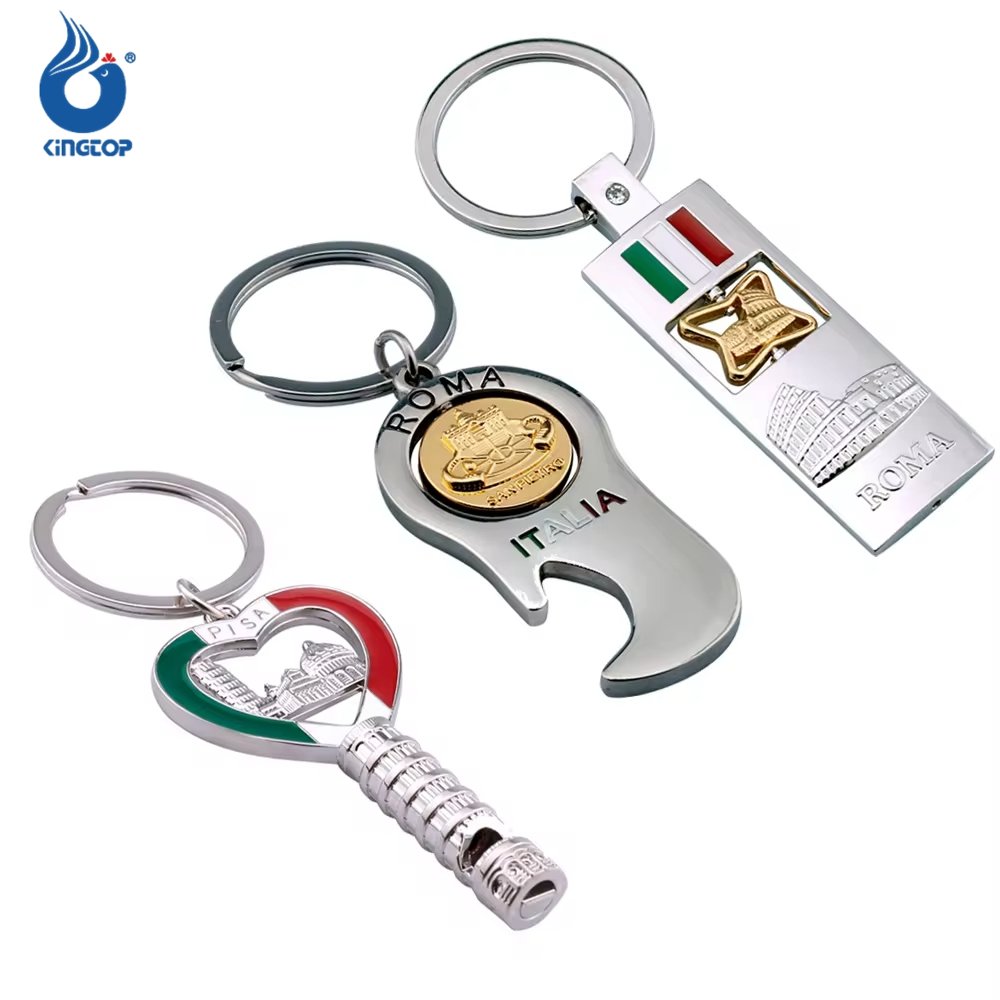 Wholesale Customized Keychain Key Chain Accessories Metal Keychain 3d Custom Keychains Travel Souvenirs Gift Alloy Key Chain