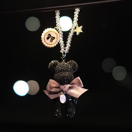 Wholesale Car Accessories Hair Pendant Car Interior Supplies Rearview Mirror Buddha Car Hanging New Arrive Handmade Crystal