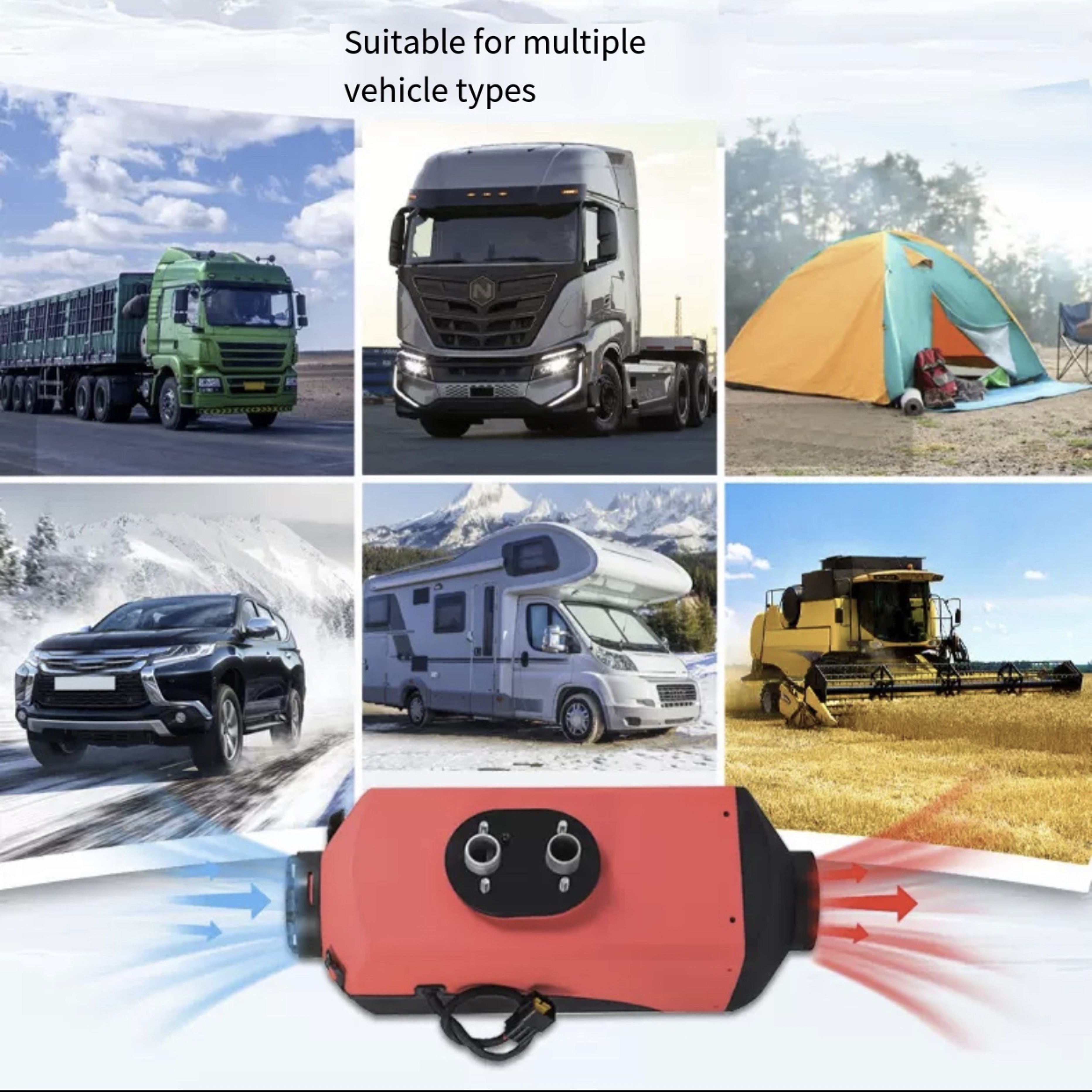 12V/24V Integrated Heater Household diesel Heater