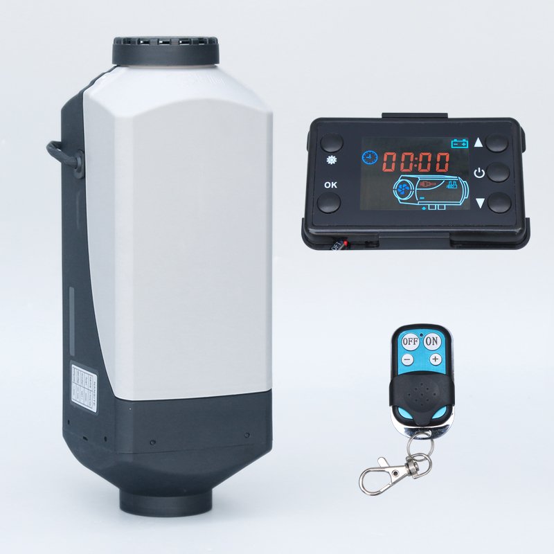 12V/24V Electric Air Heating 5KW Portable Car Diesel Heaters 12 Volt Mini Parking Heater for Truck/Camping/Van/Caravan/RV/Room