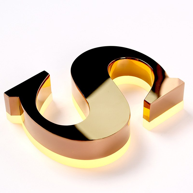 Make logo Metal Letter Sign Light up Letters Backlit Led Sign Illuminated Signs Signage Channel Letter