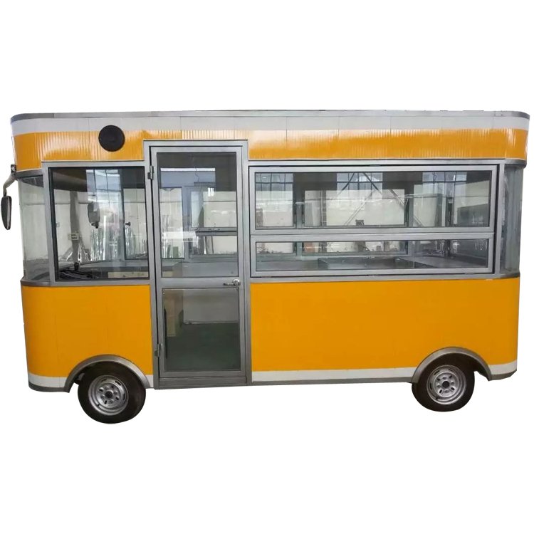 Convenient Food Container Hot Dogs Kiosk Electric Mobile Food Truck Bus for Sale