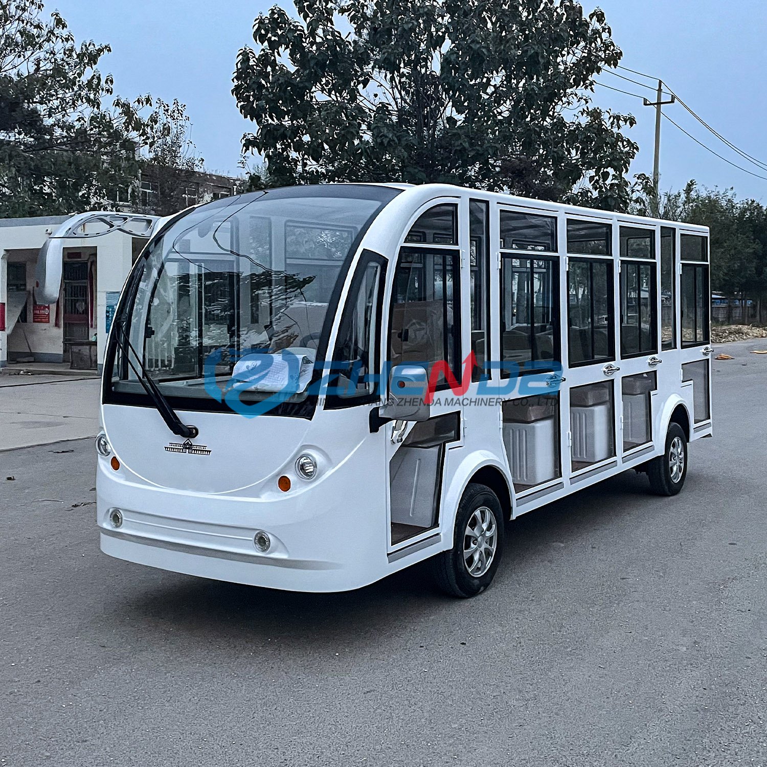 Factory Price New Design Sightseeing Bus Car Accessories Electric 21 Seats Bus Parts City Bus
