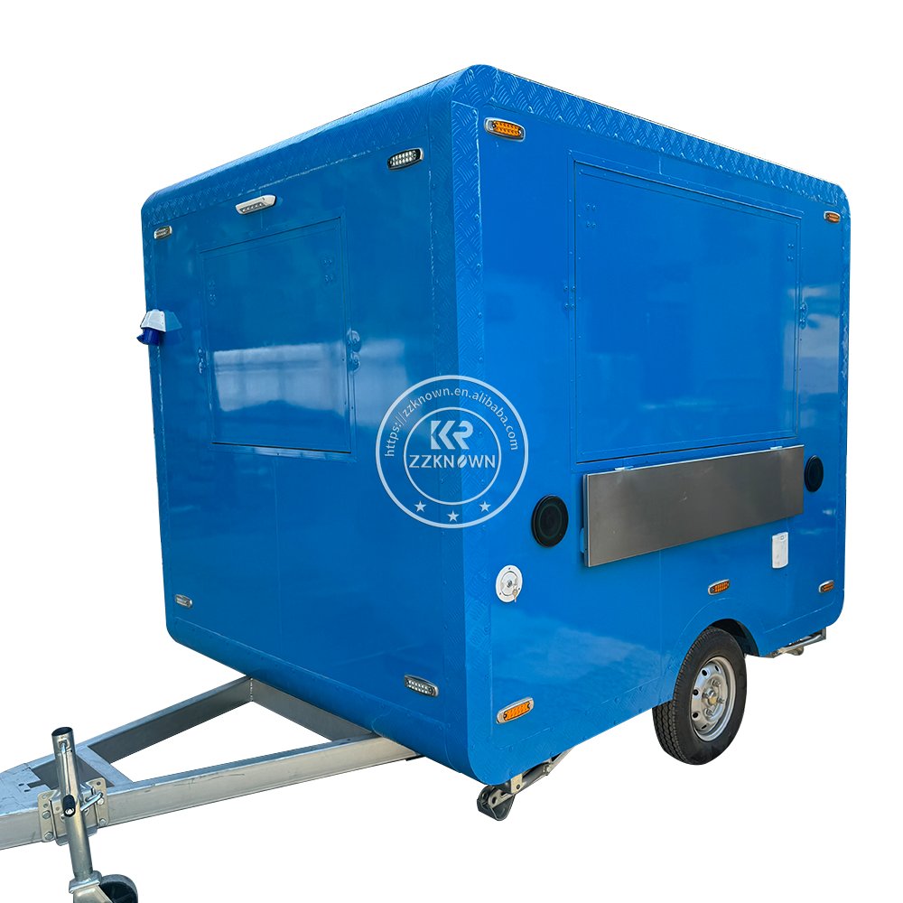 2025 Concession Trailer Usa Standard Mobile Food Concession Trailer Bubble Tea Ice Food Truck Us Standard