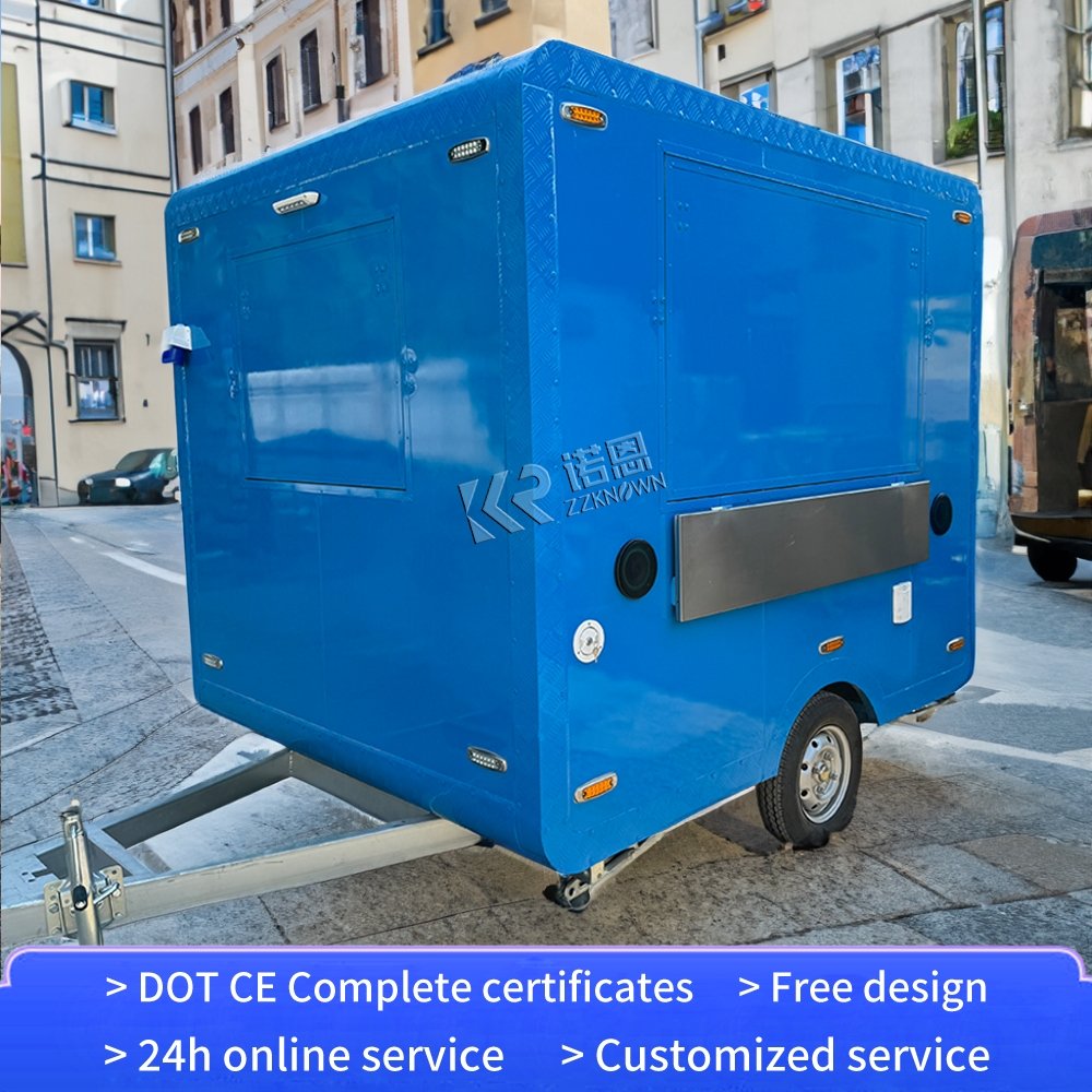 2025 Concession Trailer Usa Standard Mobile Food Concession Trailer Bubble Tea Ice Food Truck Us Standard