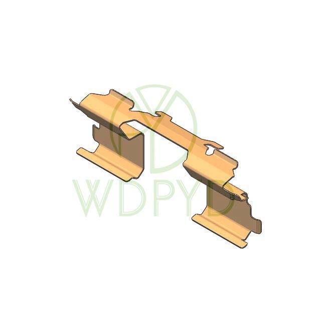 A0004210850 Brake Caliper Double Guide Pin Bolt Boot Clip Brake Pad Accessory Kit Brake Caliper Repair Kit for Renault Benz VW