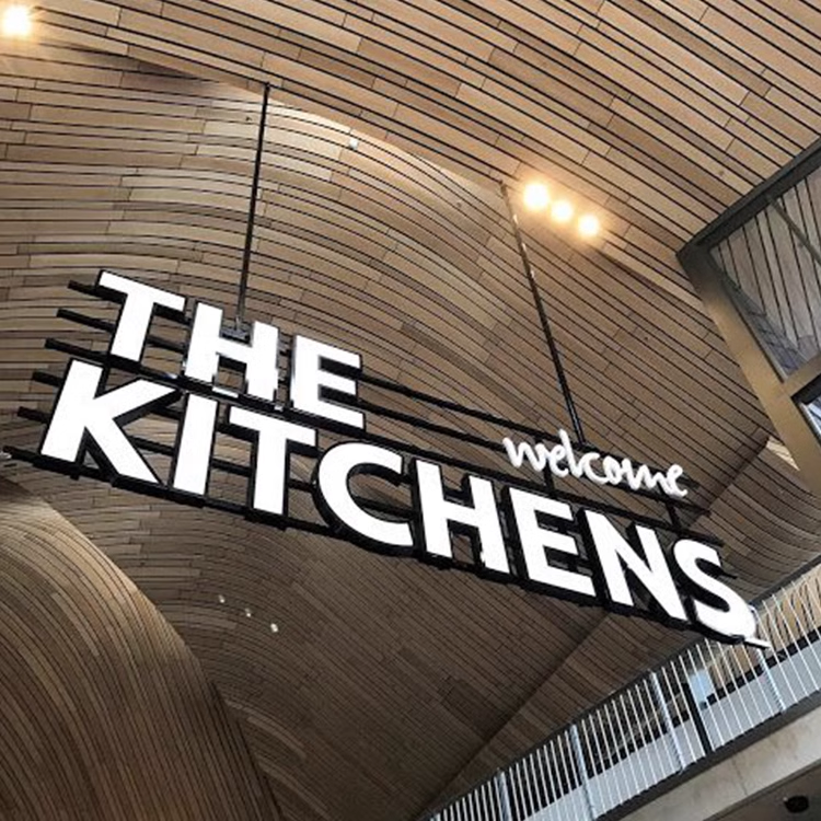 Custom Building Sign Shop Name Board Design Letter Led Illuminated Frontlit Letters Store Building Sign for Business Outdoor
