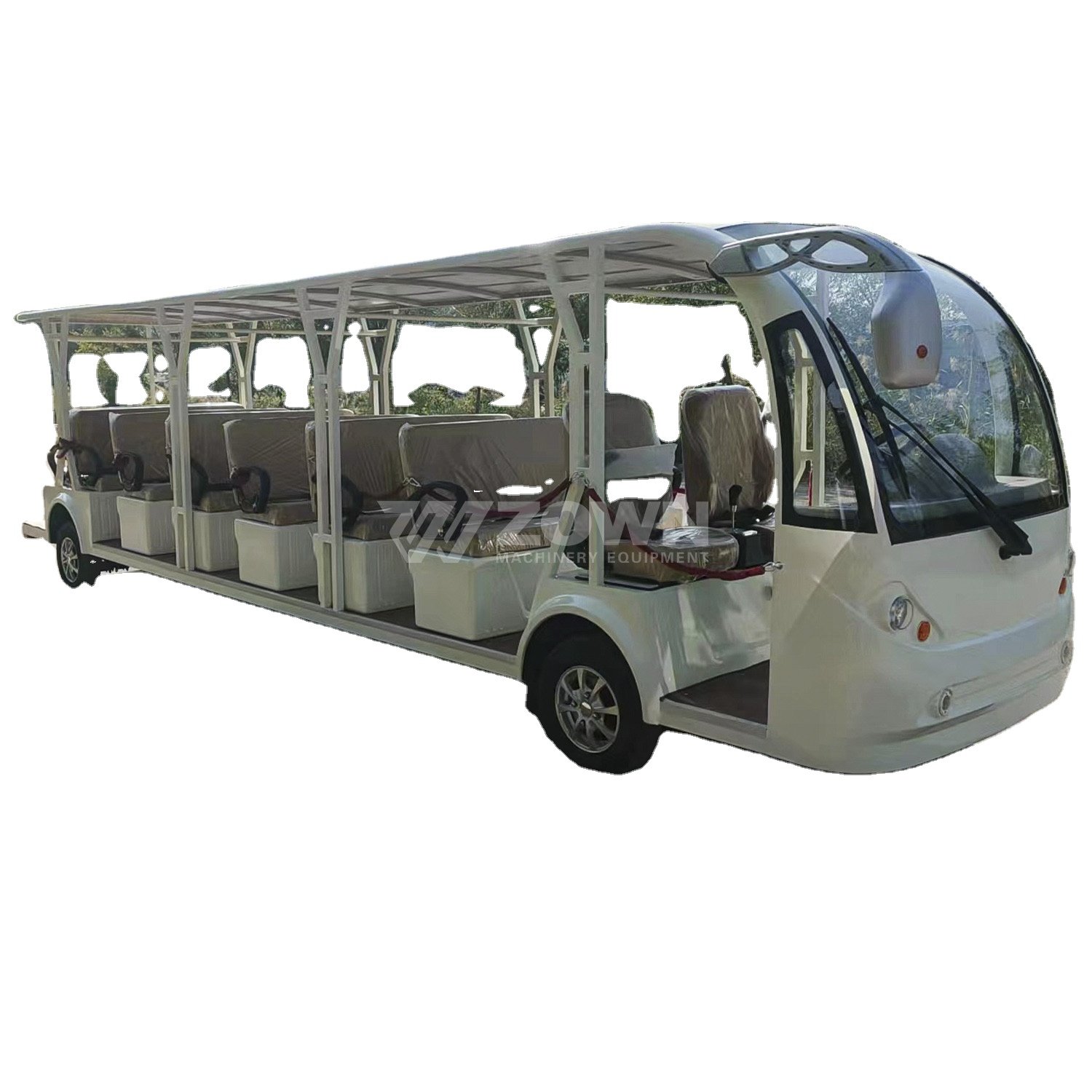 Hot Sale 11 Seats Electric Sightseeing Buggy Electric Passenger Car Tourist Bus