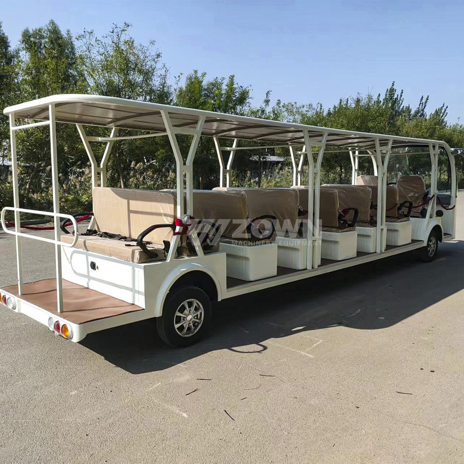 Hot Sale 11 Seats Electric Sightseeing Buggy Electric Passenger Car Tourist Bus