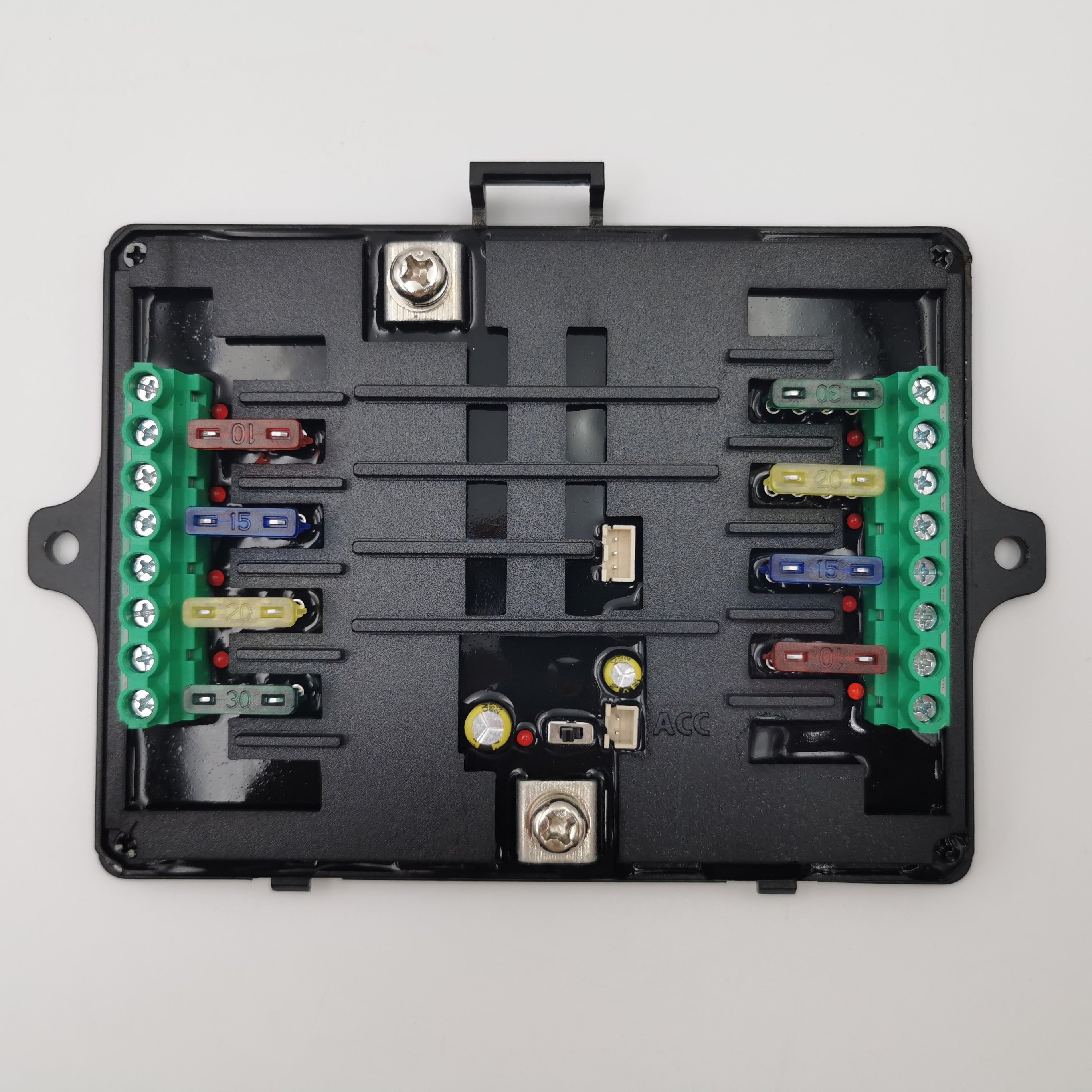12V 8 Gang Remote Control LED Lights Switch Panel Universal for Excavator Offroad Cars Boats Bus