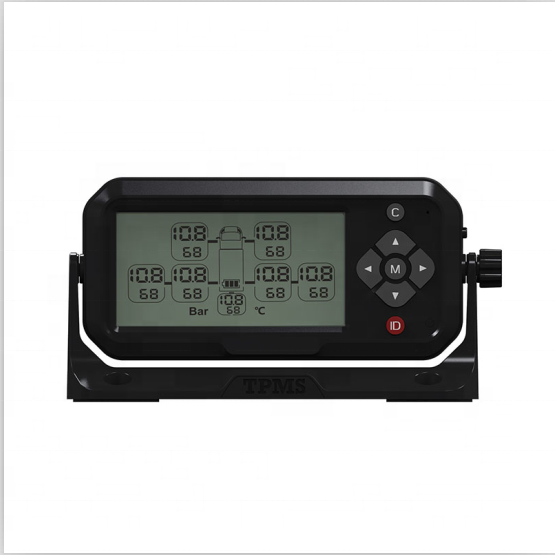 Factory-Bundle 6-Wheel Truck TPMS With RS232 Pressure Sensor Tire Gauges for Peugeot Buses Model