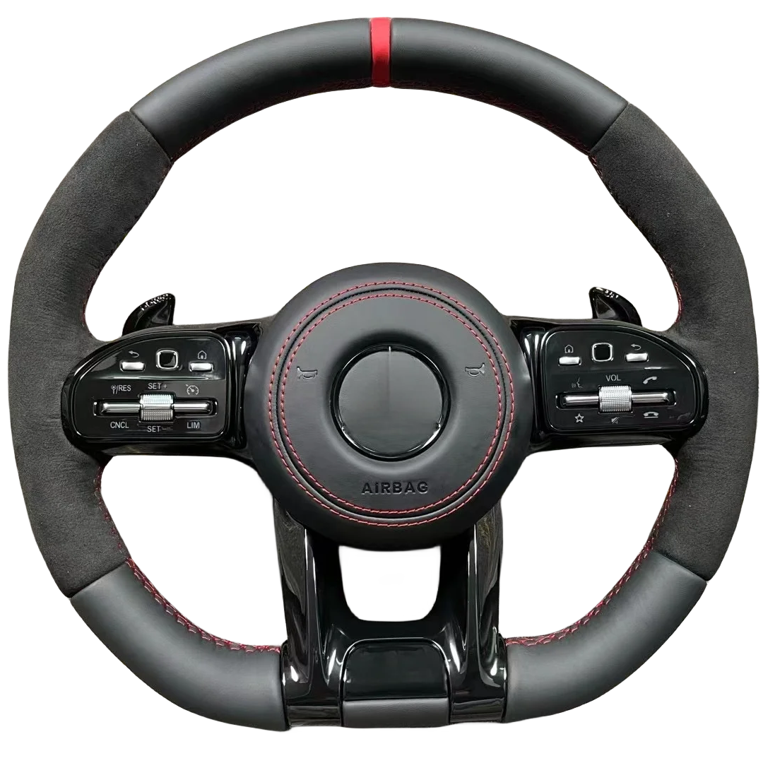 Custom Forged Carbon Fiber Steering Wheel for Benz A45 W204 W205 W212 W177 AMG for Mercedes-Benz Steering Wheel