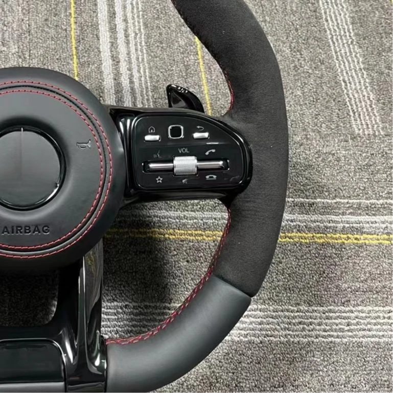 Custom Forged Carbon Fiber Steering Wheel for Benz A45 W204 W205 W212 W177 AMG for Mercedes-Benz Steering Wheel