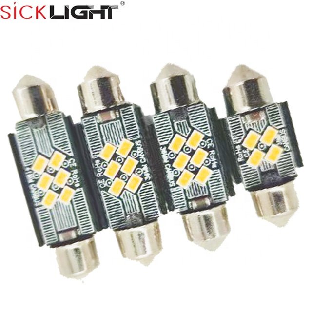 12v 24v 36mm Festoon Turn signal Led High Power3570 6 SMD Reading Auto Interior Led Super Can Bus 39mm 41mm Automotive Led Bulb