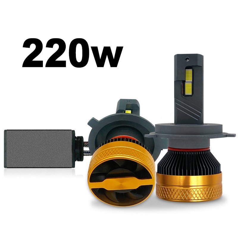 High Power 220w 22000lm Auto Lighting System Canbus H1 H7 H11 Auto Lamp Hight Low Beam H4 Car LED Headlight Bulbs