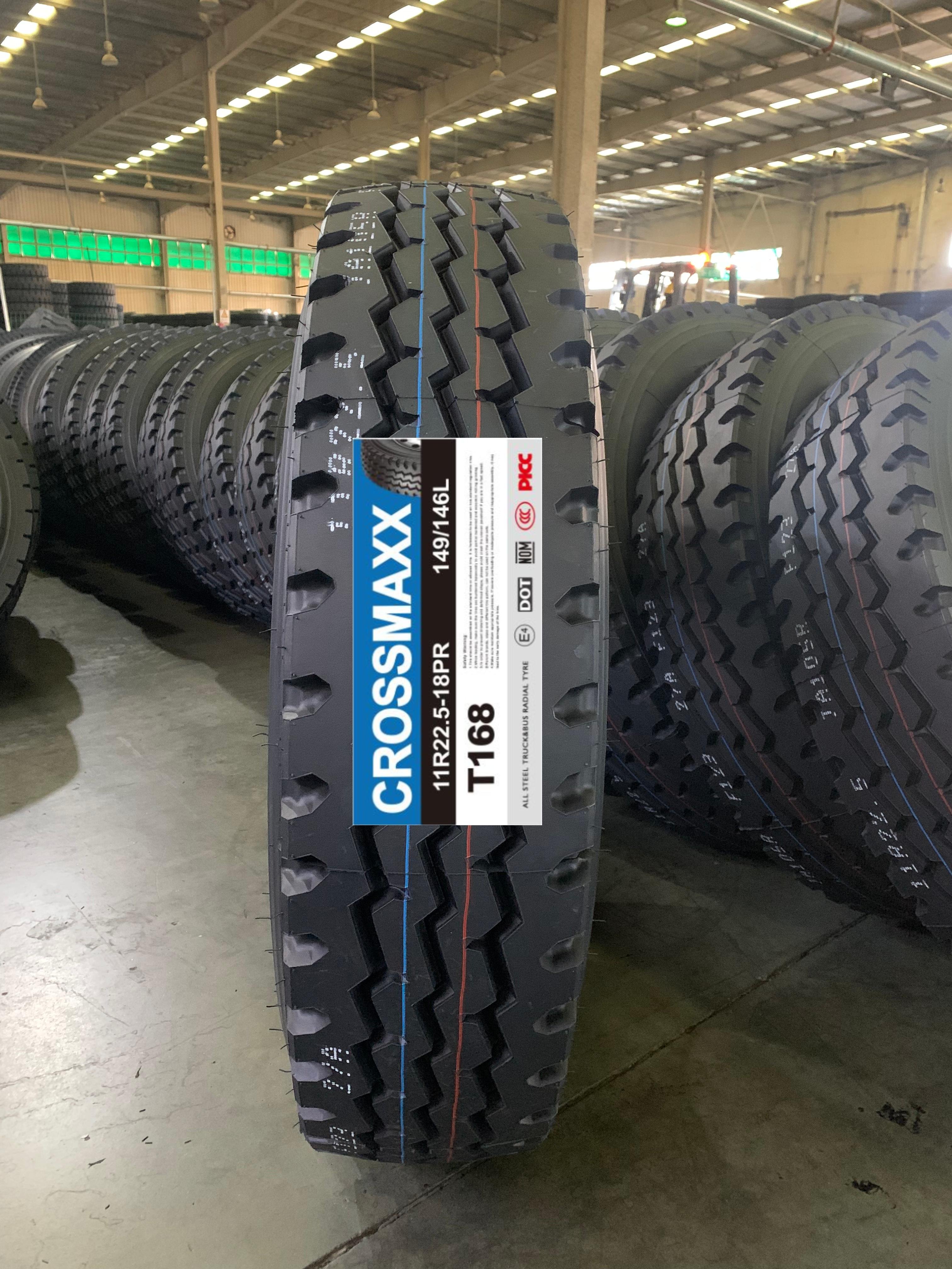 CROSSMAXX 11R22.5 drive tyre new pattern front wheel truck and bus tire TBR frideric