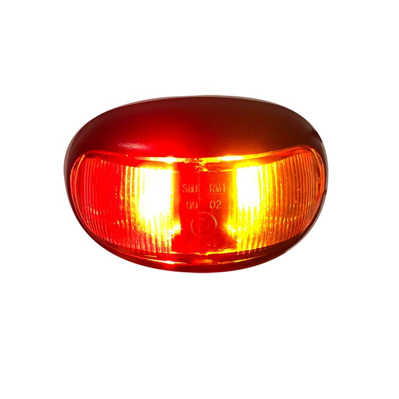10-30V 2 LEDs Led Trailer Marker, Amber&red Trailer Clearance Lights