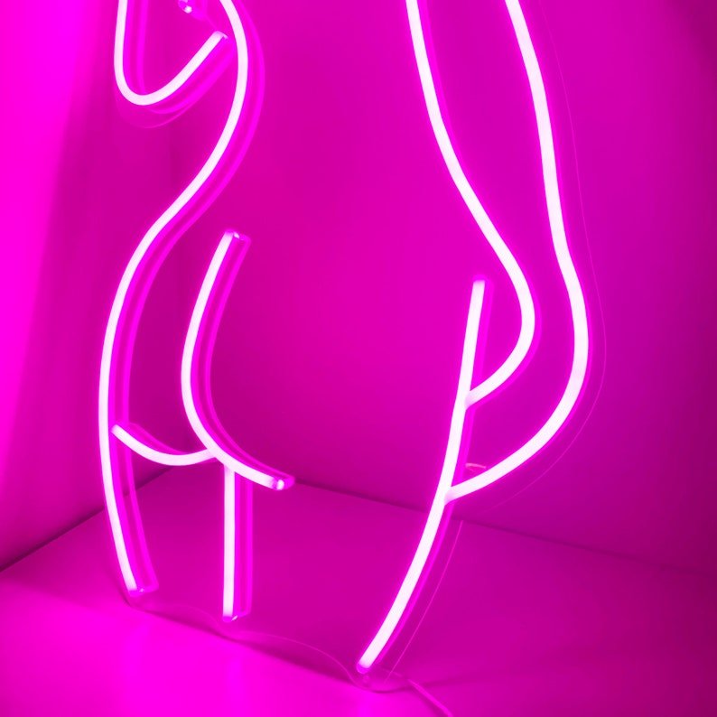 New Design Customized Bar Home Shape Bud Neon Beer Sign Free Sign up Sexy Body Neon Sign Flex
