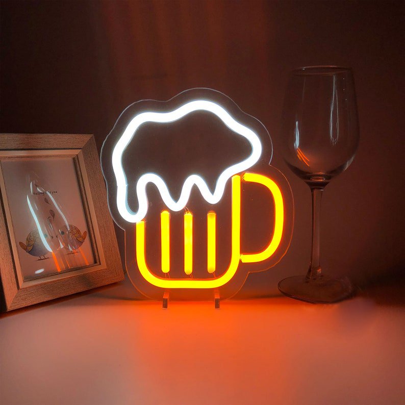 New Design Customized Bar Home Shape Bud Neon Beer Sign Free Sign up Sexy Body Neon Sign Flex