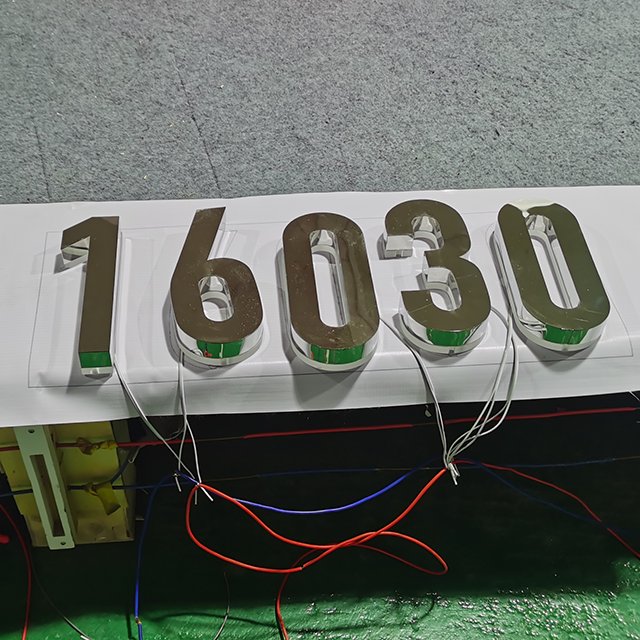 Door Number Alphabet Led Illuminated 3d Backlit Letter Sign