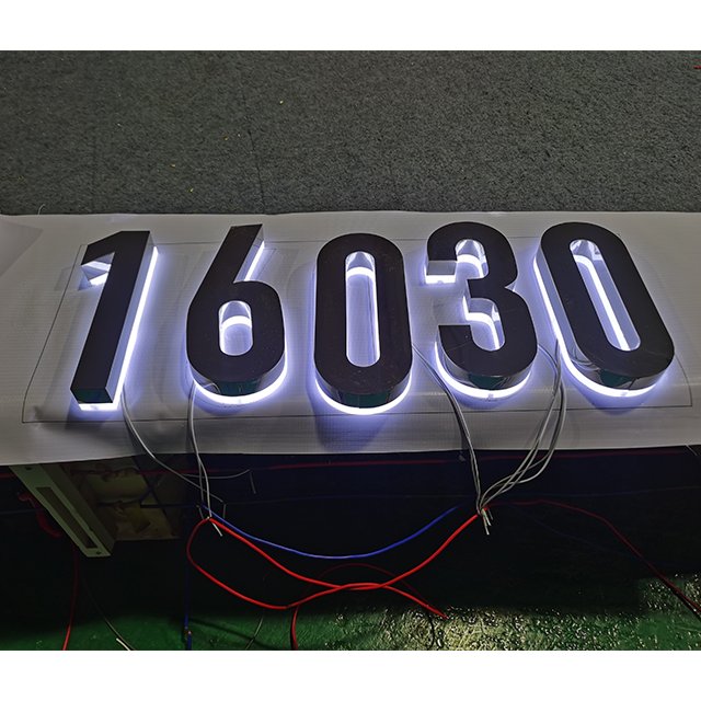 Door Number Alphabet Led Illuminated 3d Backlit Letter Sign