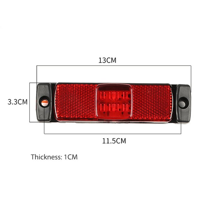 Truck LED Side Marker Light Clearance Light Indicator Warning Lamp Signal Lamp for Truck Trailer Lorry Boat Bus ATV 12V 24V