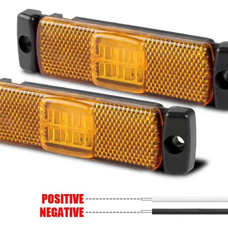 Truck LED Side Marker Light Clearance Light Indicator Warning Lamp Signal Lamp for Truck Trailer Lorry Boat Bus ATV 12V 24V