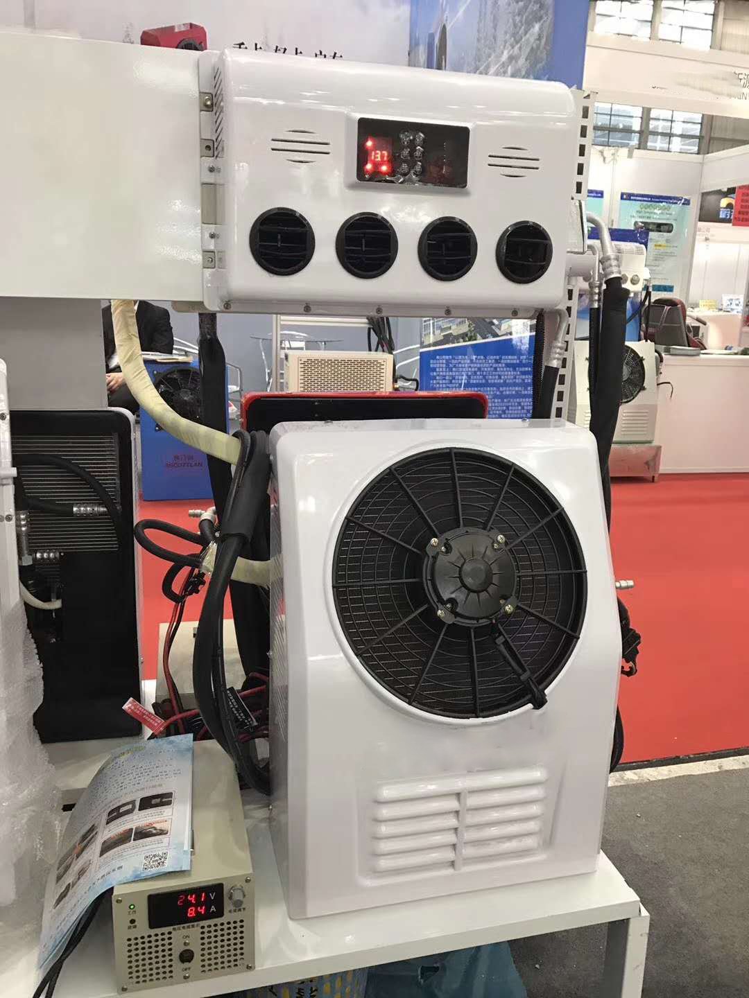 Heavy Truck Cabin Roof Top Condensing Unit Small Refrigeration air Condensing Unit Cab Refrigerator Van Truck Freezing System