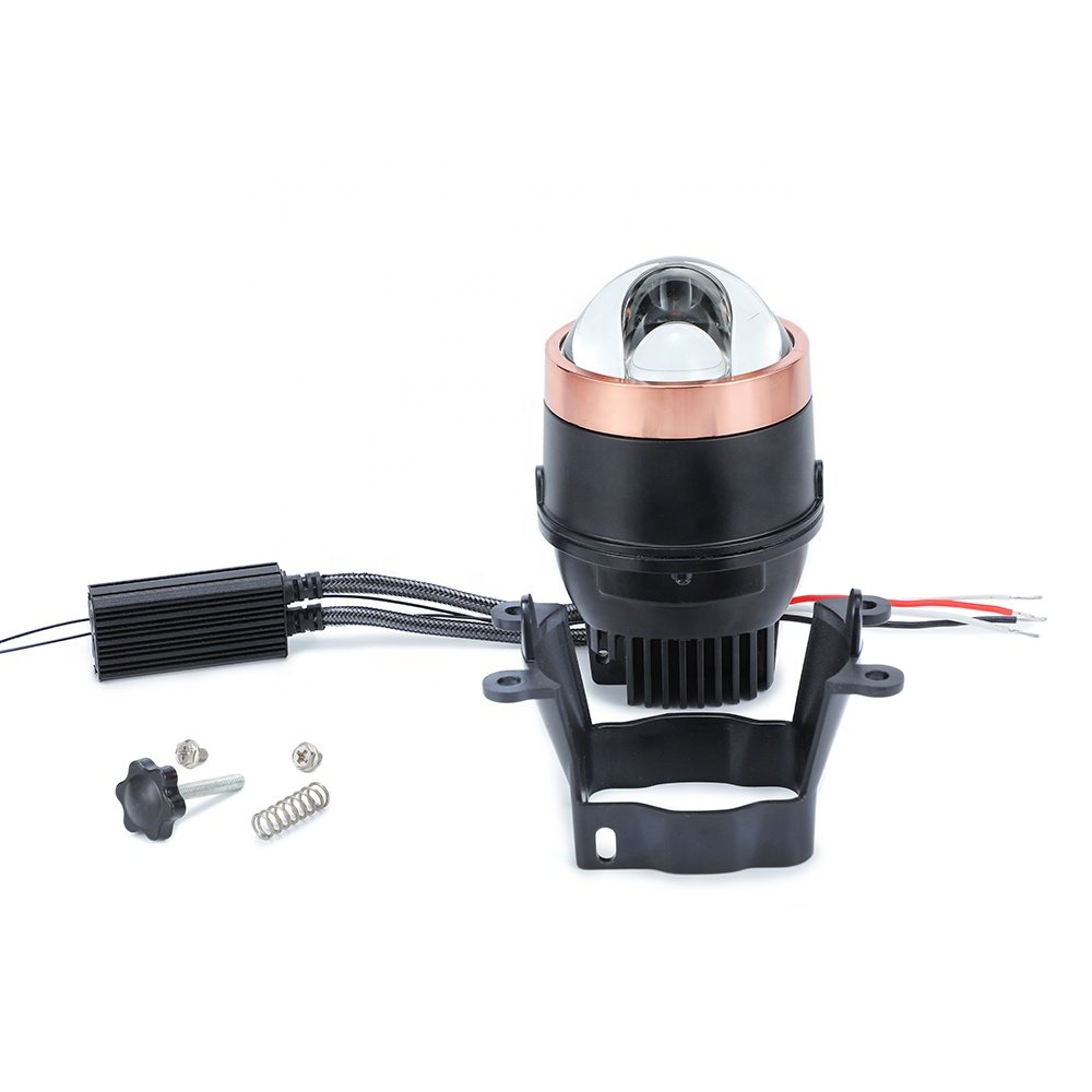 Auto Lighting System F9+1 53W Super Bright Car LED Laser Fog Lamp Bi LED Projector Lens for Universal Cars