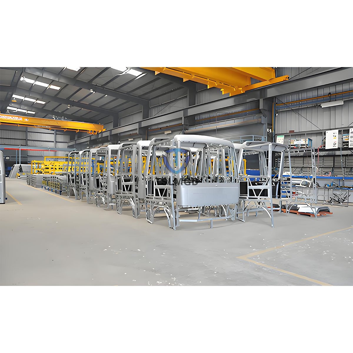 Casting Custom COACH Bus Body Design Steel Structure Factory Direct Selling Body Advance Steel Structure Housing Iron Frame