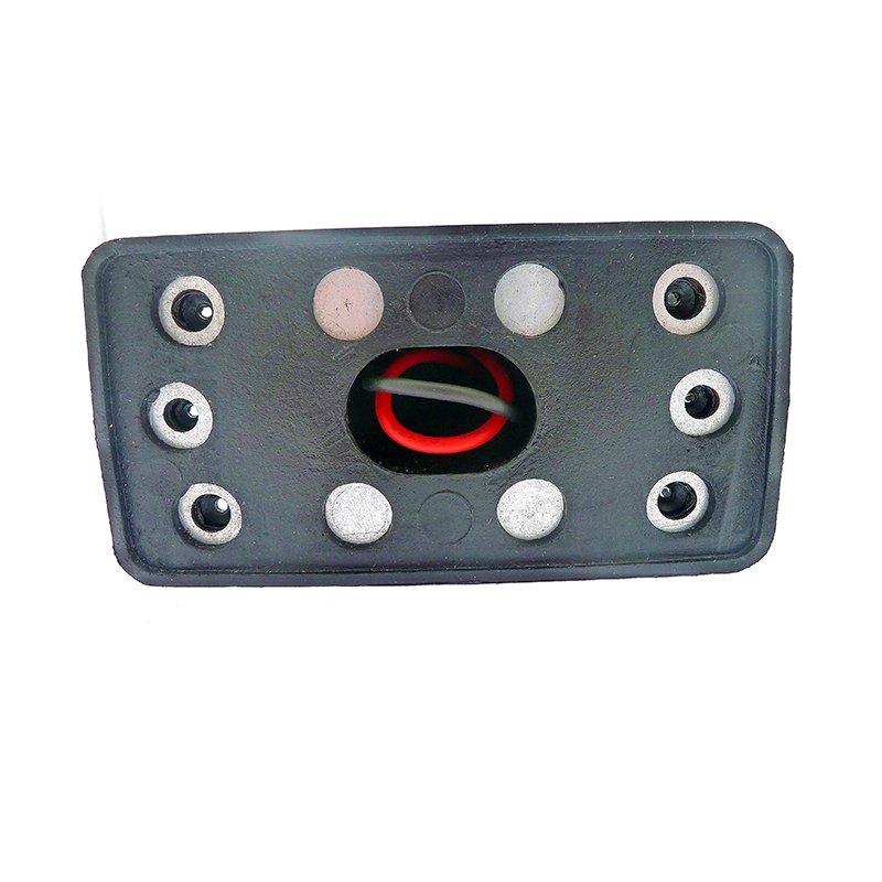 High quality 2 inch round T shape size double face side marker stalk light 10-30V red clear clearance lights for truck trailer