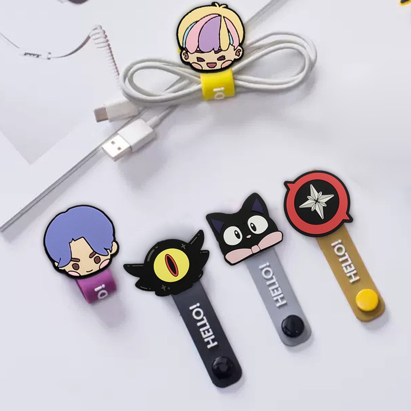 Custom Pvc Cartoon School Bag Lunchbox Suitcase Labels Tag Pvc Luggage Tag for Children Kids Bus Passes Backpack Luggage Purse