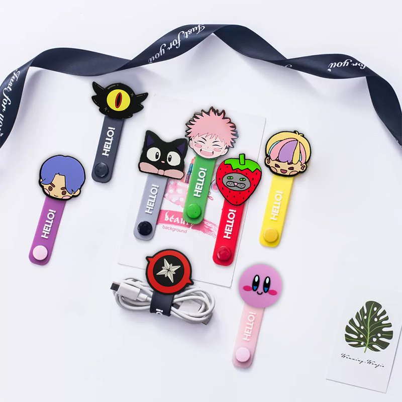 Custom Pvc Cartoon School Bag Lunchbox Suitcase Labels Tag Pvc Luggage Tag for Children Kids Bus Passes Backpack Luggage Purse