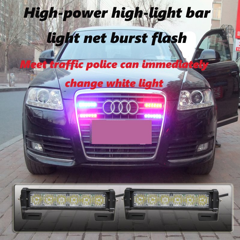 High-Power Security Strobe Slim Traffic Flashing Warning Emergency Led Light Lamp for Car