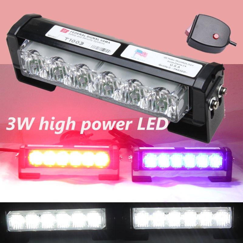 High-Power Security Strobe Slim Traffic Flashing Warning Emergency Led Light Lamp for Car