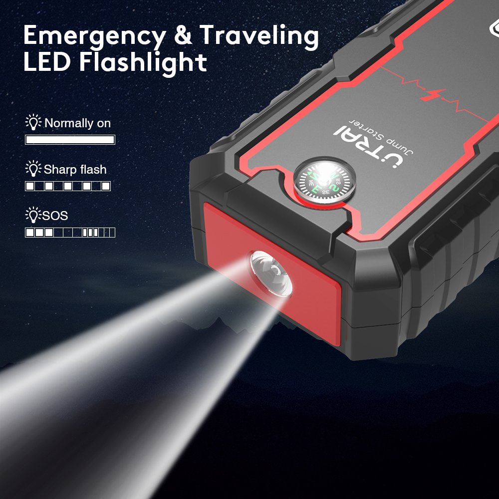 UTRAI Jstar One Power Bank 2000A Lithiumion Battery Car Booster Starting Device Car Jump Starter Portable Emergency Charger