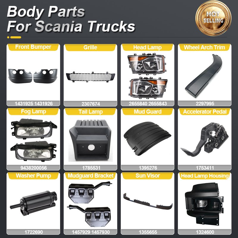 PERFECTRAIL Heavy Duty Spare Parts for Scania Truck Bus 2 3 4 Series K N PG R T Series D11 D14 DC11 DC12 DC16 113 European Truck