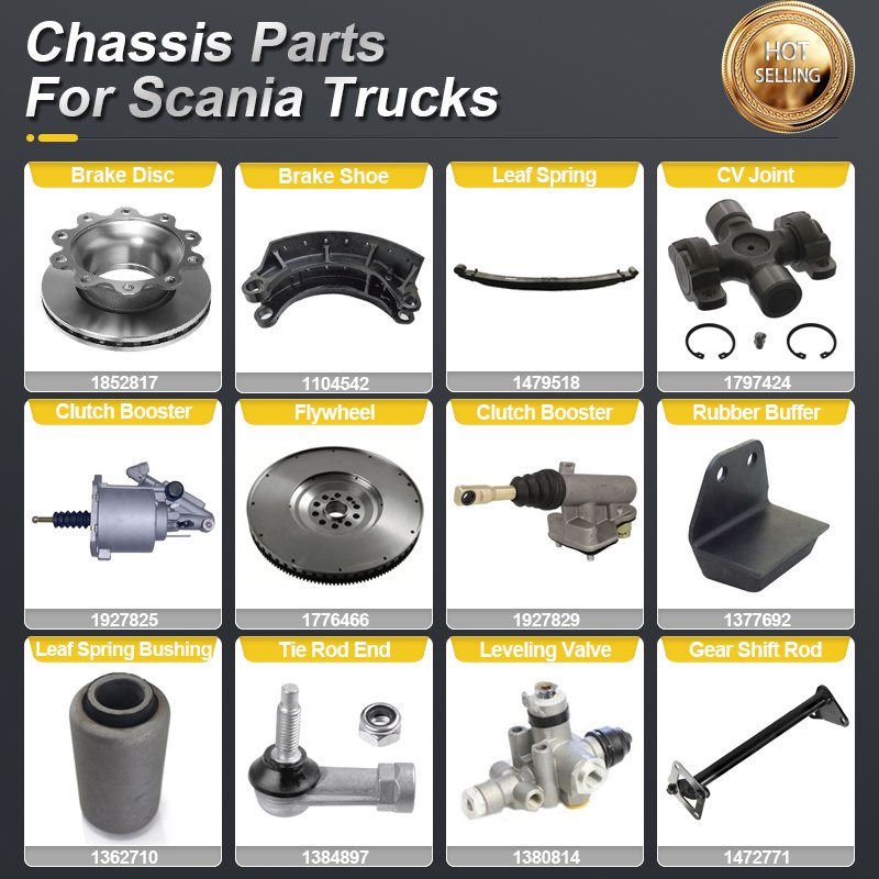 PERFECTRAIL Heavy Duty Spare Parts for Scania Truck Bus 2 3 4 Series K N PG R T Series D11 D14 DC11 DC12 DC16 113 European Truck