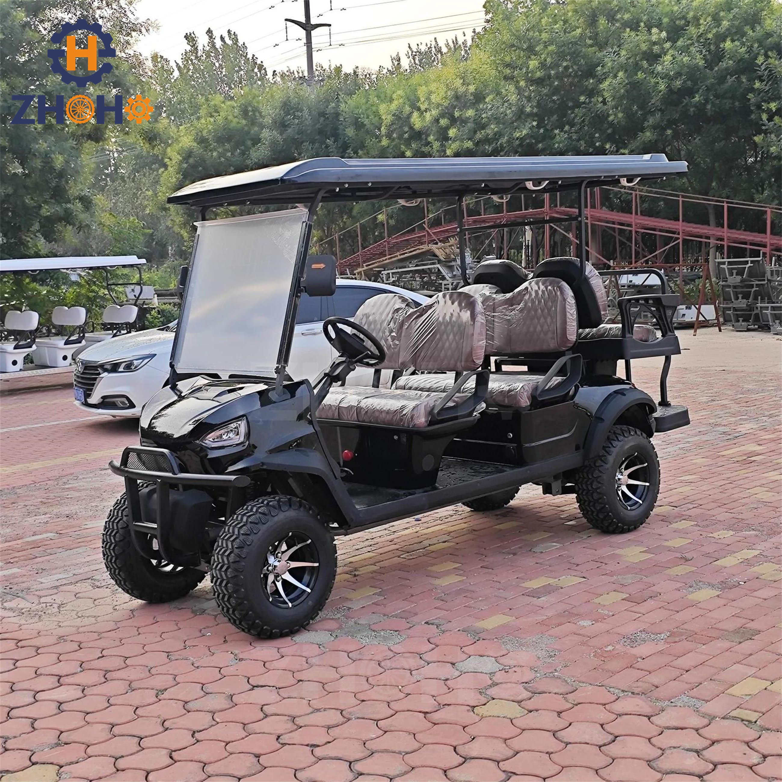 4 Seats Can Customize Electric Golf Buggy Golf Cart 2024 Latest Hot Fashion Atv/utv Parts & Accessories Ce 3 - 4 Bike Cart Juice
