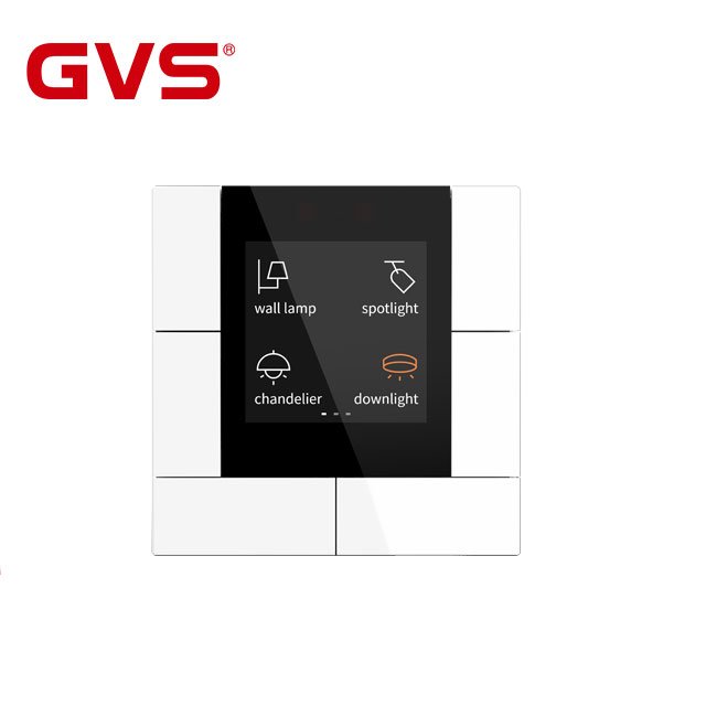 GVS Waltz Wall Switch KNX EIB Smart Push Button Switch for KNX Smart Automation System