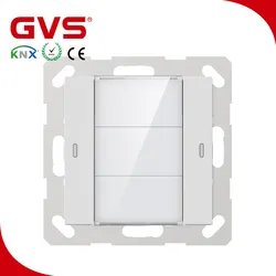 GVS Waltz Wall Switch KNX EIB Smart Push Button Switch for KNX Smart Automation System