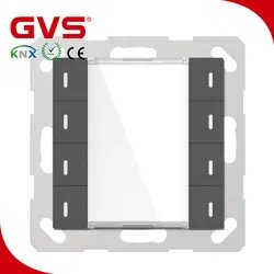 GVS Waltz Wall Switch KNX EIB Smart Push Button Switch for KNX Smart Automation System