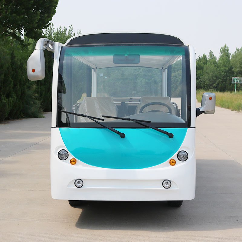 Tourist Car 14 Seat Electric Shuttle Transport Sightseeing Bus Car for Sale
