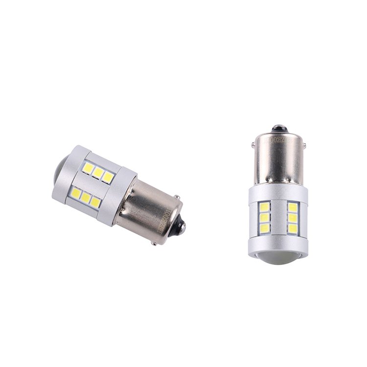 BAY15D BAU15S BA15S Error Free Truck Accessories Super Bright Lighting System Taillight 24v 2835 White LED Light Bulb