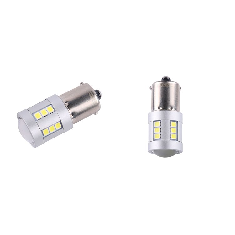 BAY15D BAU15S BA15S Error Free Truck Accessories Super Bright Lighting System Taillight 24v 2835 White LED Light Bulb